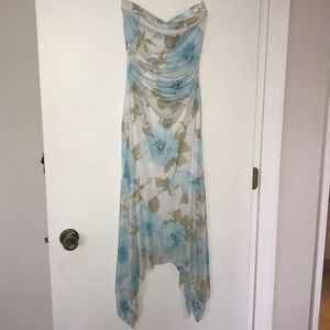 Floral Strapless Dress